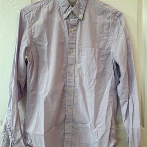 J. Crew Factory Men's Light Purple Casual Shirt